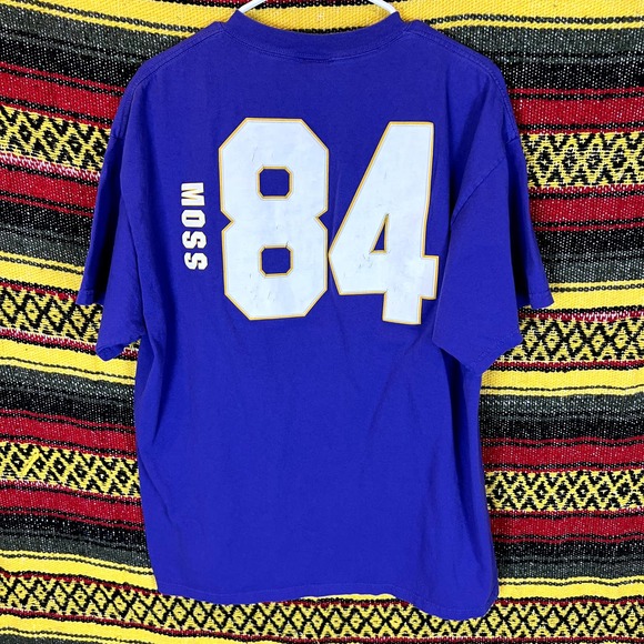 vintage late 90s NFL player inc minnesota vikings randy moss t shirt XL - Picture 2 of 3